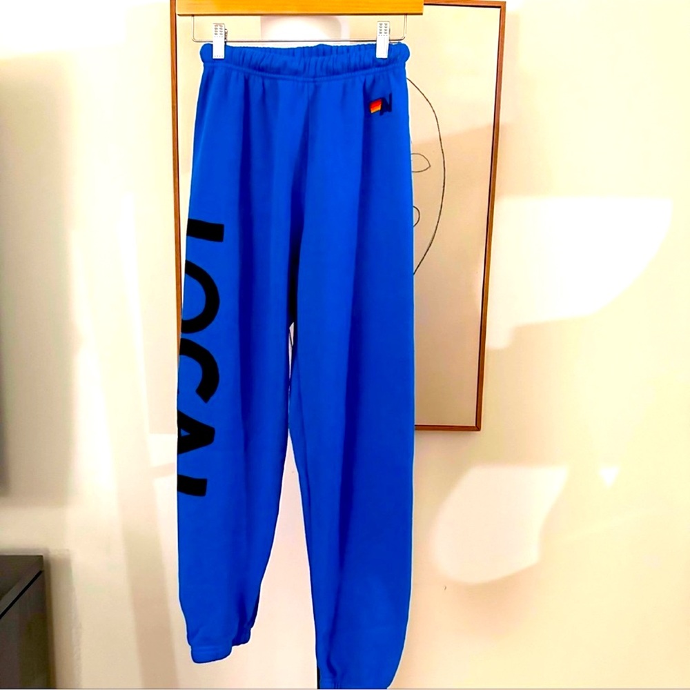 NWOT💙AVIATOR NATION💙LOCALS ONLY BLUE JOGGERS